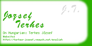 jozsef terhes business card